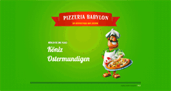 Desktop Screenshot of pizza-babylon.ch